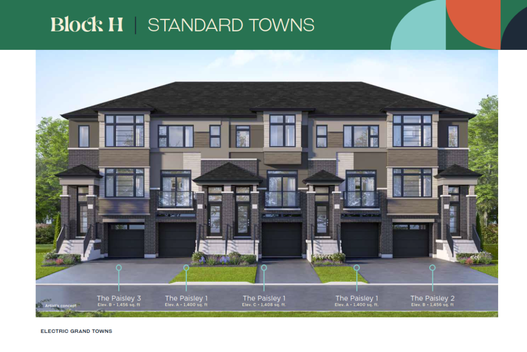 Electric Grand Towns | New Townhomes In Brantford | CondoRoyalty.com